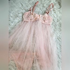 Victoria's Secret Babydoll, Light Pink, XS